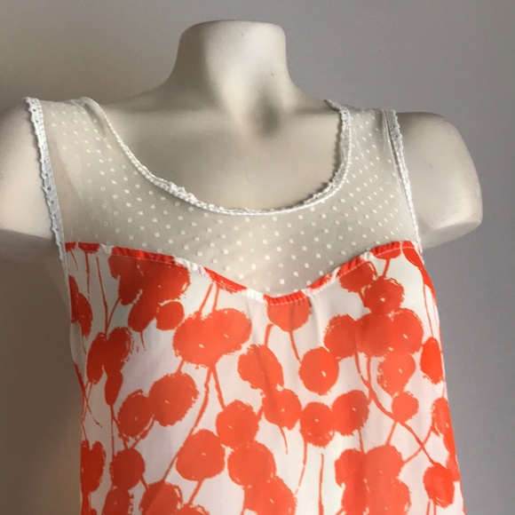 XL dress orange print - Picture 2 of 4